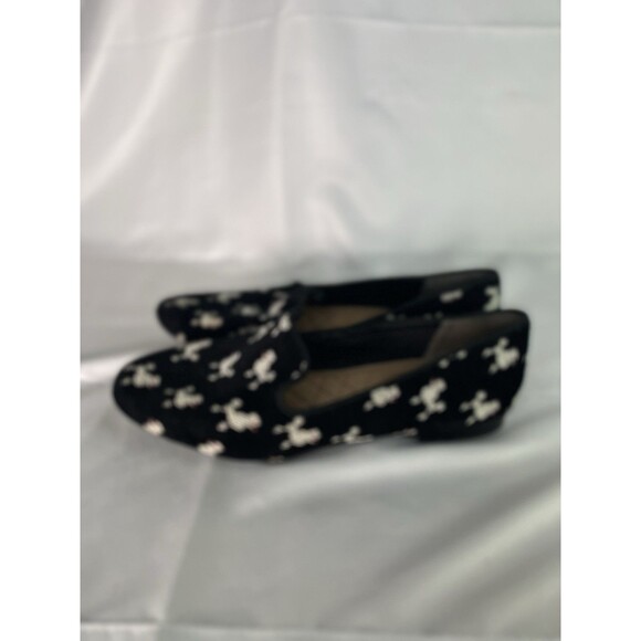 Isaac Mizrahi NEW YORK isZAREK DOCKS" Women's Slip on SHOES SIZE 7M BLACK FABRIC - Picture 2 of 6